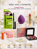 COMBO PACK OF KAJAL, BLENDER , LIPBALM, LIPSTICK EYE SHADOW