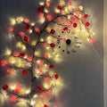 USB Powered LED Flower Vine String Lights with Remote Control