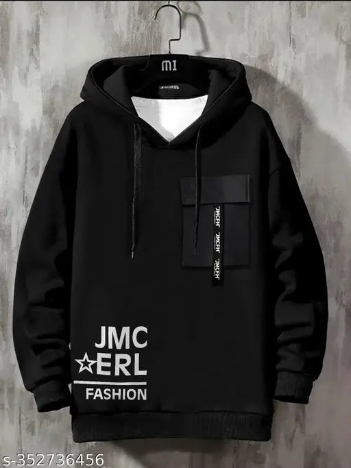 Stylish Black "JMC ERL Fashion" Hoodie – Premium Casual Streetwear