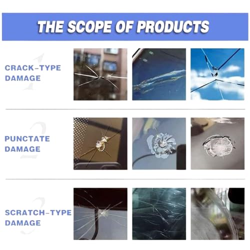 Quick & Easy Car Windshield Crack Repair Glue (WCR2)
