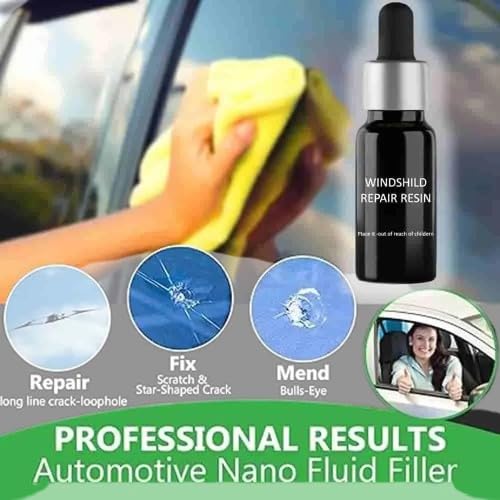 Quick & Easy Car Windshield Crack Repair Glue (WCR2)