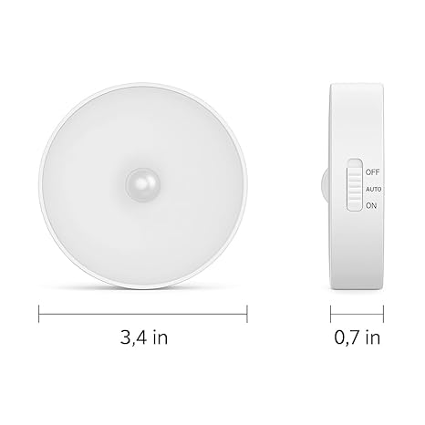 Motion Sensor Light for Home with USB Charging Wireless Self Adhesive LED Night Light(Pack Of 4)