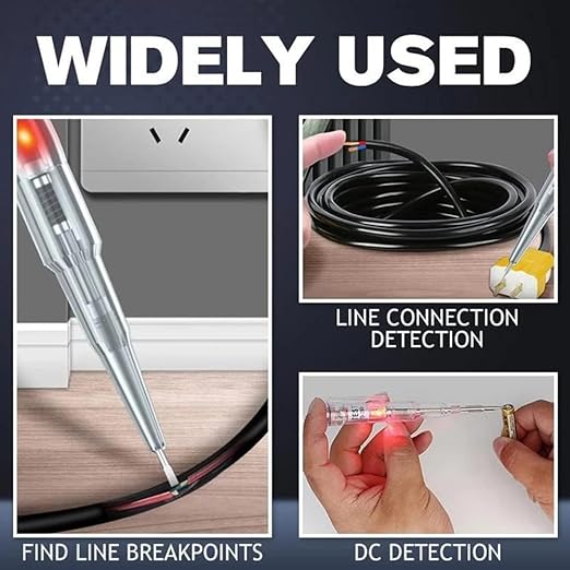 Detector Multi-function LED Test Pen with Screwdriver for Electric Power Testing
